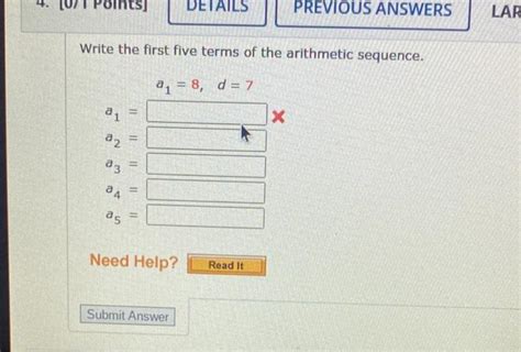 Solved Points DETAILS PREVIOUS ANSWERS LAR Write The First Chegg