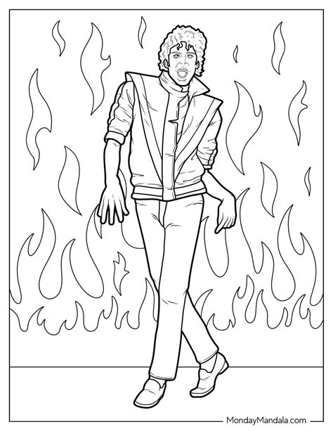 20 Michael Jackson Coloring Pages Free Pdf Printables Artofit