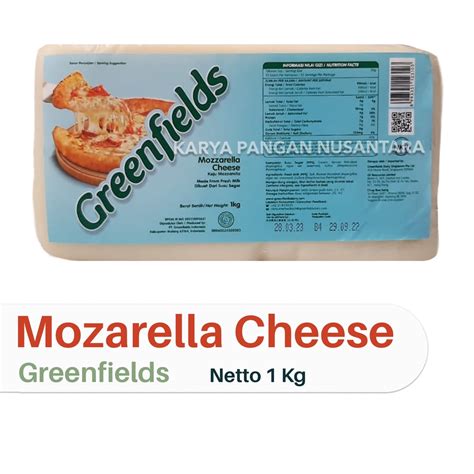 Jual Greenfields Mozzarella Cheese Kg Keju Mozarella Greenfield Cheese