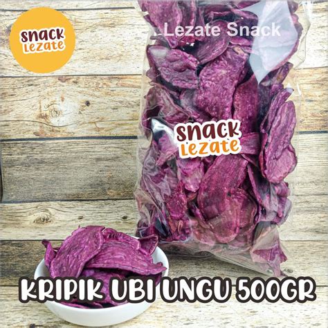 Jual Keripik Ubi Ungu Manis Gr Murah Kripik Ubi Ungu Kiloan Kripik