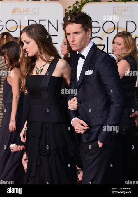 Eddie redmayne and wife 022 red carpet event hi-res stock photography