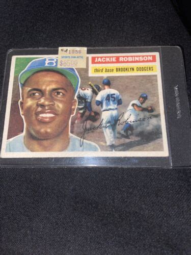 Topps Gray Back Jackie Robinson Ebay