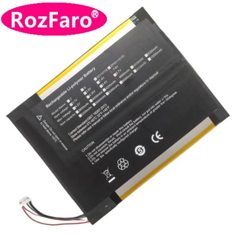 RozFaro NU 30140146 NV30140146 2S Laptop Battery 7 6V 4400mAh For ChuWi