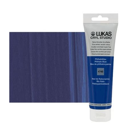 Phthalo Blue 125ml Lukas Cryl Studio Acrylic My Art Shop