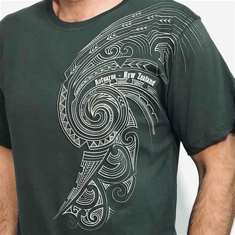 Mens T Shirt Maori Tattoo 70wk