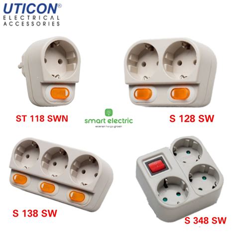 Jual Uticon Stop Kontak Arde Colokan Listrik Steker Saklar Lampu On Off