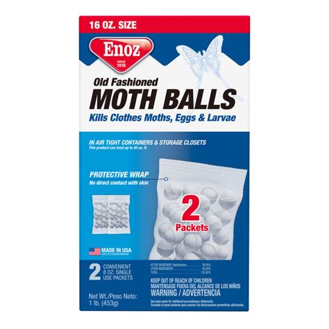 Enoz Old Fashioned Moth Balls 16 Oz Willert Home Products