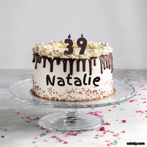 🎂 Happy Birthday Natalie Cakes 🍰 Instant Free Download