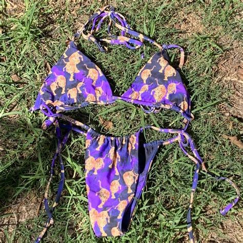 MOANA BIKINI Bikini Size M NAUGHTY NOKIA SEAMLESS Depop