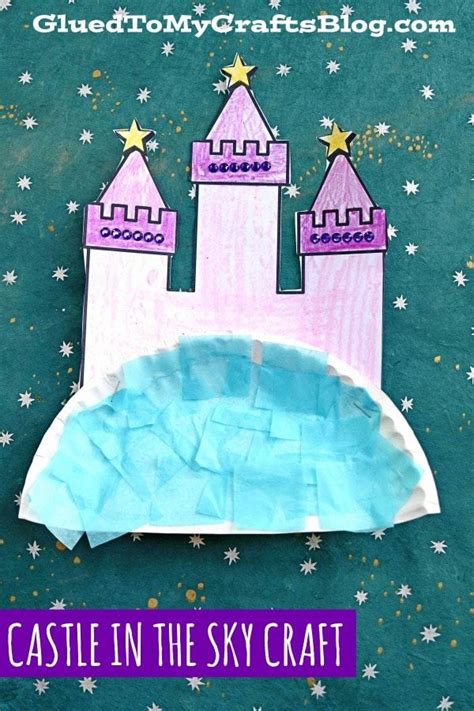 Paper Plate Princess Castle In The Sky - Kid Craft | Princess crafts, Castle crafts, Preschool ...