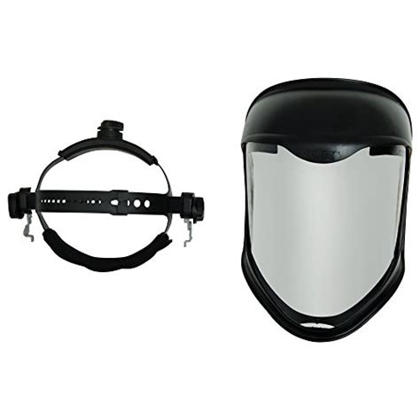 Uvex Bionic Face Shield With Clear Polycarbonate Visor And Anti Fog