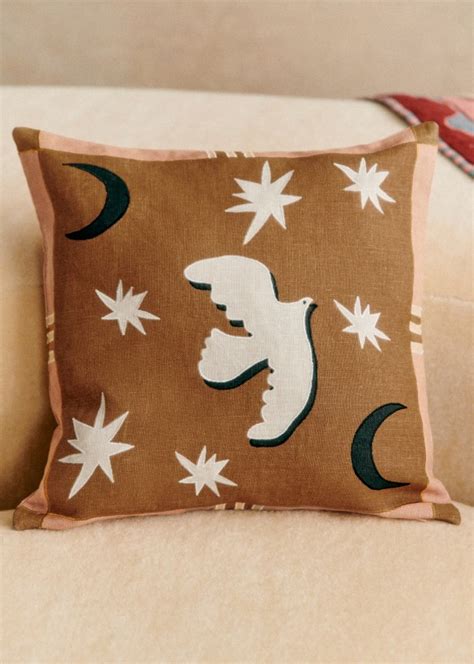 Cushion Sézane x Pangea Dreambig Print Linen Octobre Éditions