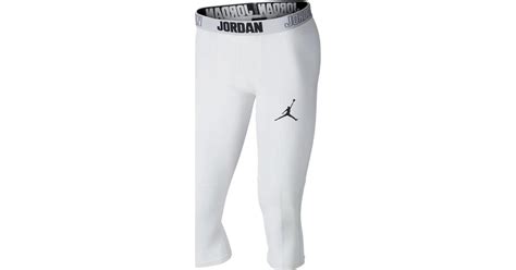 Nike Jordan Dri Fit 23 Alpha Ανδρικό Κολάν 3 4 Λευκό 892246 100