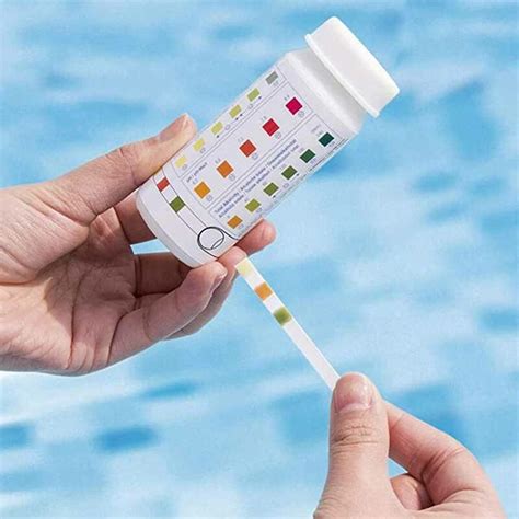 Strisce Test Acqua Piscina 3 Funzioni Cloro Ph Alcalinita 50 Striscette