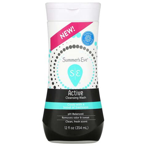 Summers Eve Sabonete Líquido Active 354 Ml 12 Fl Oz