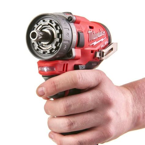 Milwaukee M12FPDX 0 12v 3 Removable Chucks Percussion Drill Bare Tool