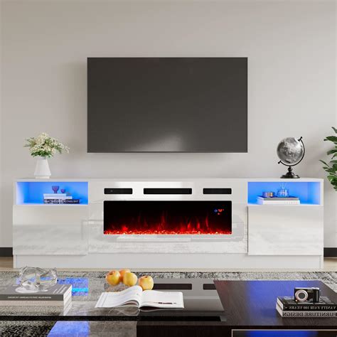 Amazon Amerlife Fireplace Tv Stand With Fireplace Modern