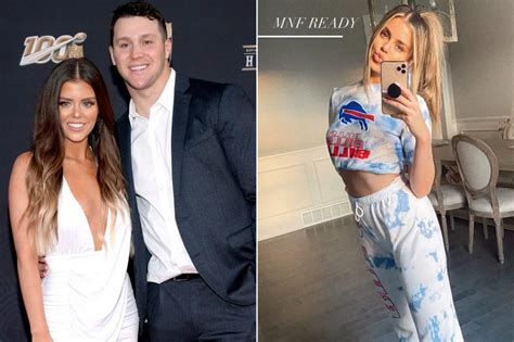 Josh Allens Girlfriend Rocks Bills Crop Top Ahead Of Win