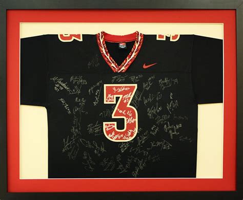 Custom Signed Red And Gold Football Jersey No Matter The Memento