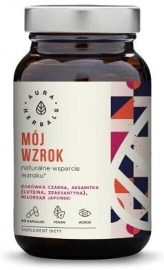 Aura Herbals Mój Wzrok 60 kapsułek na wzrok cena opinie Apteka Rosa