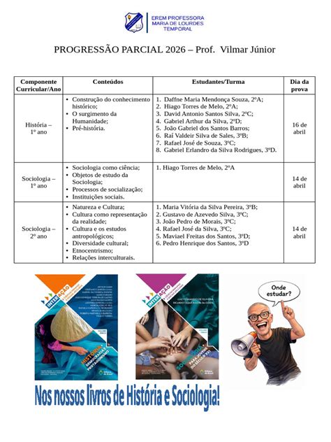 Progressão Parcial Ensino Médio - Progressão Parcial 2026 | PDF
