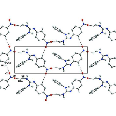 Packing Diagram Of The Title Compound The C H···o Hydrogen Bonds Download Scientific Diagram