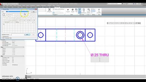 How To Insert Countersink And Depth Symbol Using Gdt Text Font Youtube