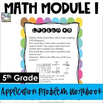 5th Grade Engage NY Eureka Math Module 1 Application Problem Workbook