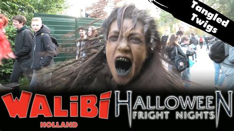 Tangled Twigs Halloween Fright Nights 2021 Walibi Holland YouTube