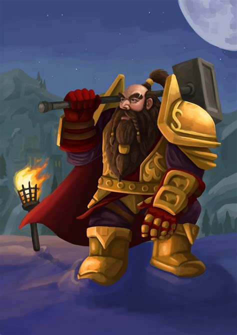 Artstation Dwarf Paladin