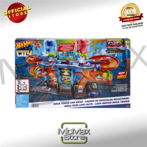 Hotwheels Hot Wheels City Mega Tower Car Wash HDP05 Lazada Indonesia