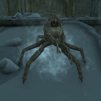 Skyrim Frosted Dwarven Spider The Unofficial Elder Scrolls Pages Uesp