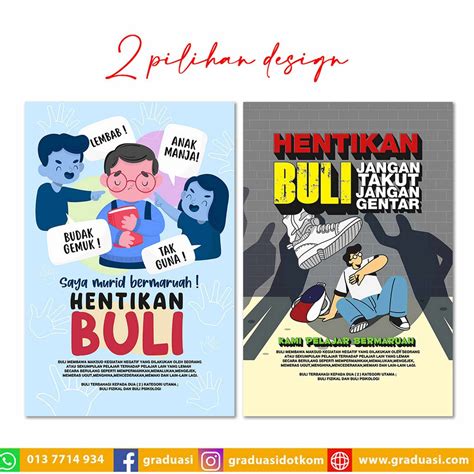 Poster Kempen Anti Buli Anti Buli Garis Panduan Mencegah Menangani