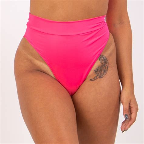Calcinha de Biquíni Hot Pant Fio Duplo PARTE DE BAIXO Proteção UV VHIUX Shopee Brasil