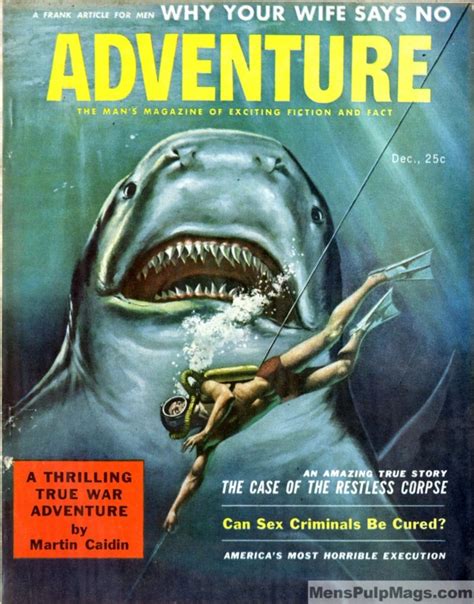 Some Classic Killer Creature” Covers On Mens Pulp Adventure Magazines