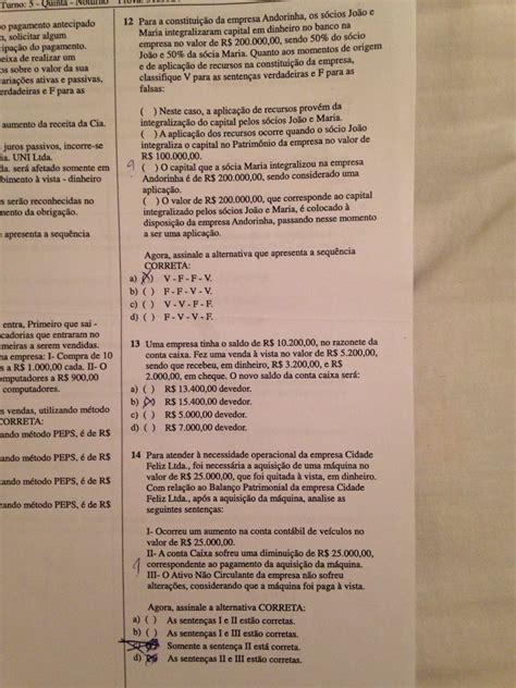 Contabilidade Geral Uniasselvi Prova Processos Gerenciais