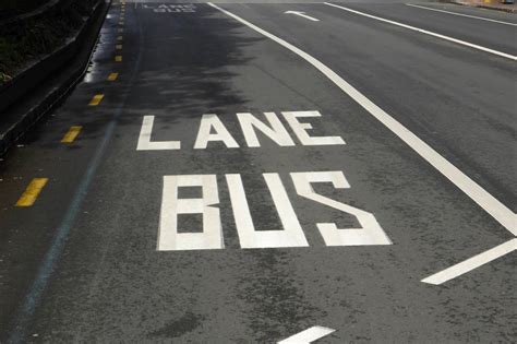 Bus lane rules