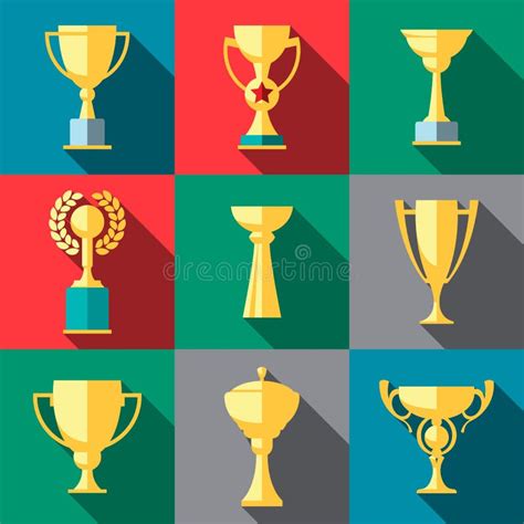 Trophy icons. Winner cup stock vector. Illustration of prize - 56877053