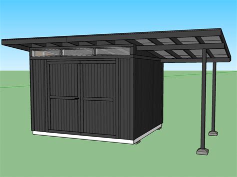 10X12 Modern Shed Plans PDF Step-by-step DIY Build Guide - Etsy