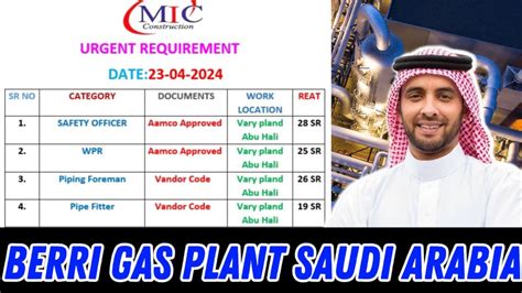 Saudi Arabia Job Vacancy 2024 Safety Officer Jobs Wpr Jobs In Ksa