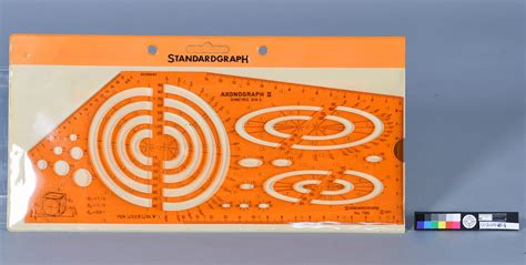 Zeichenschablone Axonograph Ii Deutsches Kunststoff Museum