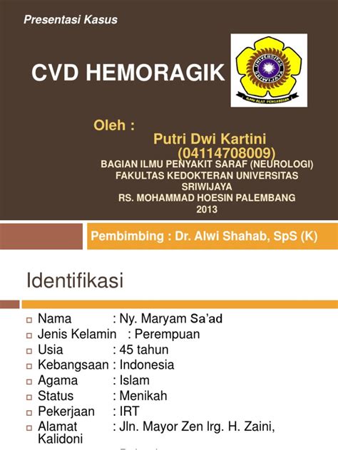 Pdf Cvd Hemoragik Ppt Dokumentips