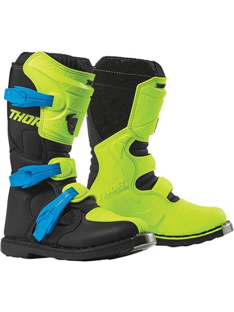 Buty Cross Dla Dzieci Thor Blitz Xp Czarno Neonowe Sklep Moto Tour Pl