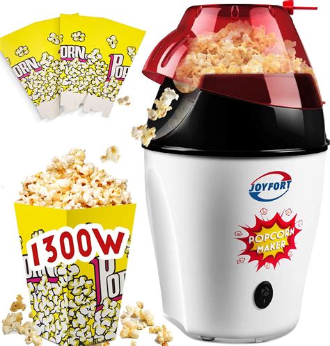 Amazon Joyfort Popcorn Machine Air Popper Popcorn Maker 1300W Hot