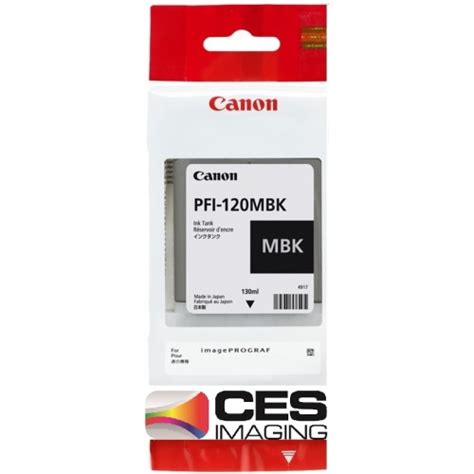 Pfi Mbk Canon Pigment Matte Black Ink Tank Ml C Aa