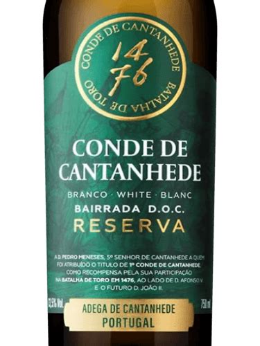 Conde De Cantanhede Reserva Arinto Branco Vivino Us