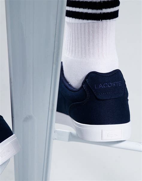 Lacoste Lerond Pro Baseline Trainers Navy White Terraces Menswear