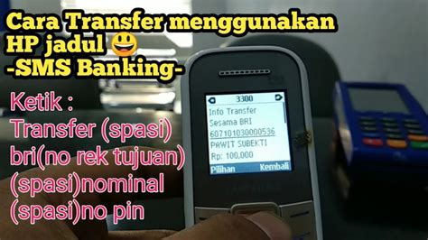 Sms Banking Bri Isi Pulsa