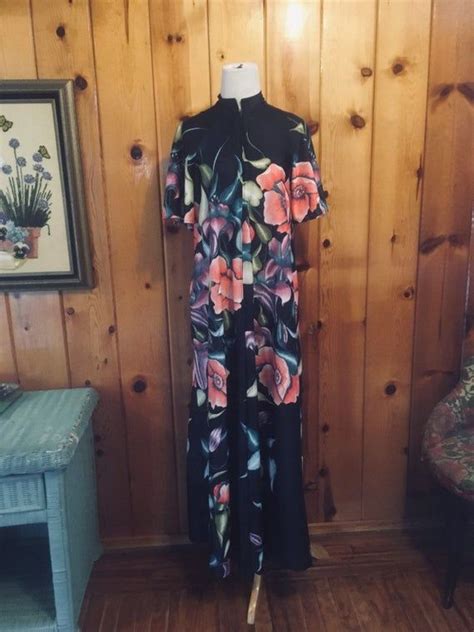 Beautiful Vintage S Floral Boho Maxi Dress Womens Etsy Maxi