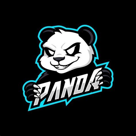 Premium Vector Panda Esport Gaming Logo Mascot Cartoon Logo Template